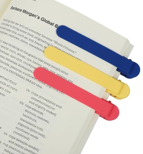 Automatisches Lesezeichen, Lesezeichen Personalisiert, Automatic Bookmark, Silikon Bookmarks Kinder, Nistarce Süßes Intelligentes Bookmark für Frauen Männer Leseliebhaber 3-Pack