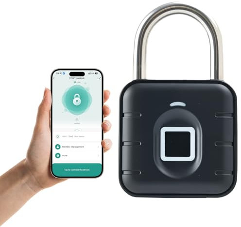 Candado de combinación, candado con código numérico, cerradura con código numérico compatible con aplicación Tuya, cerradura electrónica para puerta de gimnasio, casillero escolar, viajes, IP67