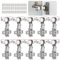 Bisagras Puertas Cocina - 10 Piezas Bisagras de Armario con Tornillos, Bisagras Puertas Madera para Armario de Cocina, Ángulo de 90 Grados