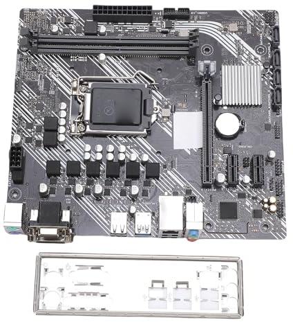 Yanmis Prime H410M K Motherboard, LGA 1200, 2-Kanal-DDR4-Speicher, PCI E3.0X16, 4 Serial ATA, HDMI, M ATX Motherboard für Prozessor der 10. Generation