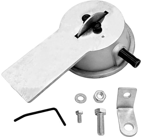BRGD Filière de Segment de Piston en Aluminium, Lime à Segments de Piston Manuelle avec 120 Grit Carbide Wheel pour Réparation des Pistons