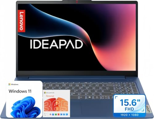 Lenovo Ultrabook 15.6 FHD Touch-Screen Laptop • Intel 13th 10-Core i5 CPU • 16GB RAM, 512GB SSD • 2026 Edition, Copilot AI, WiFi 6, Windows 11, Student & Business Laptop • WOWPC Recovery USB Included