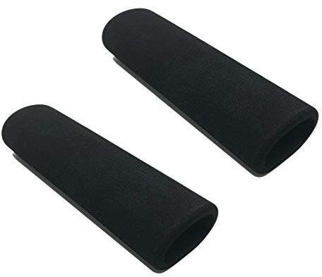 HASkulle Grip Covers for Big Hands Thicken Your Grips Snug Fit Over 1.2-1.4 inch Grips on Harley BMW Yamaha Honda Kawasaki Suzuki Triumph Can-Am Spyder 5 inch Long Black Fat Foam