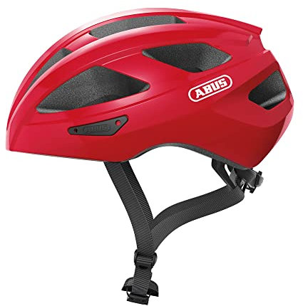 ABUS Casco de ciclismo de carretera Macator - casco de ciclismo deportivo para principiantes - también para usuarios con coleta - para hombres y mujeres