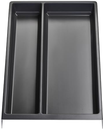 ORGA-BOX inserto multiuso SEPARADO Individual grigio ardesia (300 x 474 x 51 mm) 40 cm di larghezza per utensili da cucina di grandi dimensioni