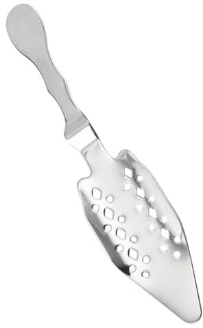 Zerodeko cuillère à absinthe cuillère à mélanger cuillères passoire cocktail fourniture d'absinthe agitateurs de boissons cuillère fontaine à absinthe Acier inoxydable