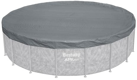 Bestway Couverture de Piscine Ronde Haut de Gamme de 18 pi-5,49 m