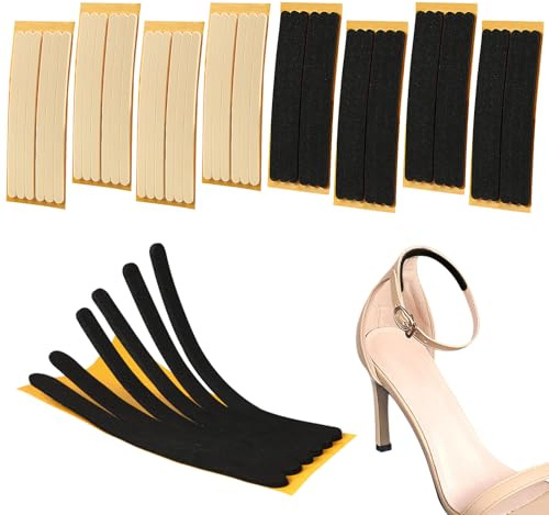 FUIPVGI Lot de 48 coussinets antidérapants pour femme - Coussinets adhésifs pour talon - Coussinets de chaussures pour éviter de glisser