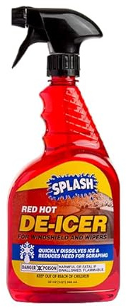 Homestand Market Red Hot De-Icer Windshield Trigger Spray, 32 oz – Fast Ice & Frost Remover for Windshields, Wipers, Mirrors & Door Locks