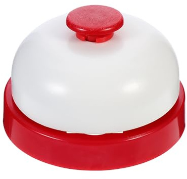 LIGHTAOTAO Cloche de Réception Rouge Compacte Haut-Parleur, Sonnette de Service pour Restaurant et Bureau Facile à Utiliser