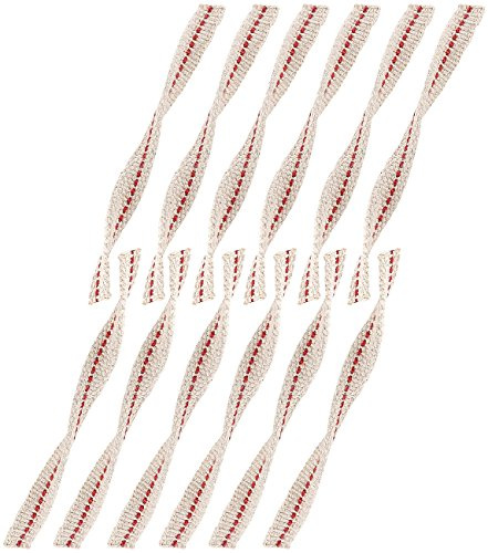 Lunartec Öllampendocht: 12er-Pack Universal-Dochte f. Petroleum-Sturmlampe, 120 x 8,4 x 1,6 mm (Ersatzdocht für Petroleumlampe, Universal-Öllampendocht, Fackel)