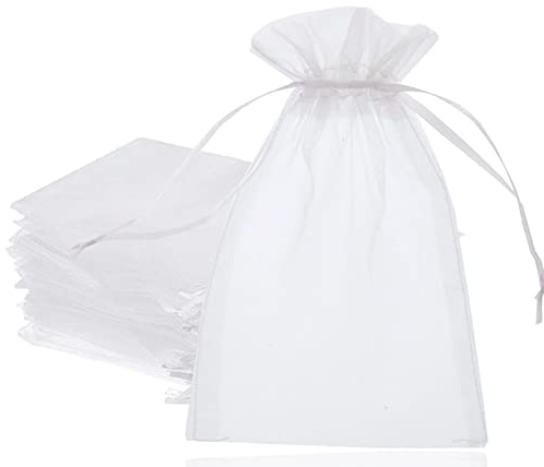 Sacchetti Organza Regalo 120 pz 10x15 cm, Amison Favore di Nozze Borse Regalo del Partito Sacchetti di Avvolgimento Sacchetto Della Caramella Sacchetto dei Monili con Coulisse