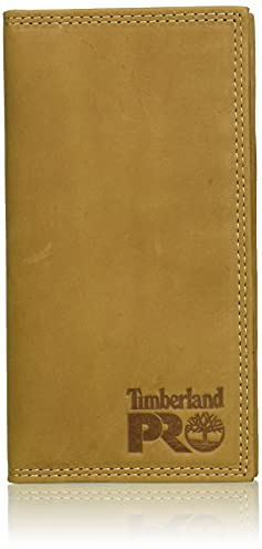 Timberland Pro Leather Long Bifold Rodeo Wallet with RFID Billetera, Trigo, Taille Unique para Hombre