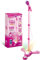 WETCEAOM Micrófono Karaoke Infantil niño en pie Karaoke niños Micro niño para Cantar niña (Rosa)