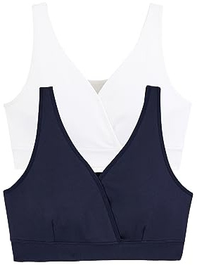 VERTBAUDETLot de 2 brassières d'allaitement sans Coutures en microfibreencreL