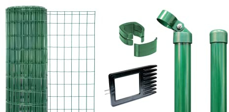 Alberts 669010 - Set completo di recinzioni, colore: Verde
