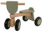 Bandits & Angels Vintage Rider Green Laufrad Holz ab 1 Jahr – Für Jungen und Mädchen – Holzlaufrad Grün – Vierrad – Geräuscharme und kratzfreie Räder