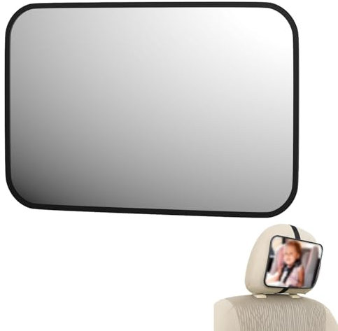 Specchietto Retrovisore per Auto Bambini - Infrangibile Specchio Universale Sedile Posteriore Neonato, Accessori