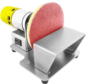 Electric Belt Sander Machine, Multifunctional Grinder DIY Polishing Grinding Machine, Gear Speed Adjustment for Metal Grinding