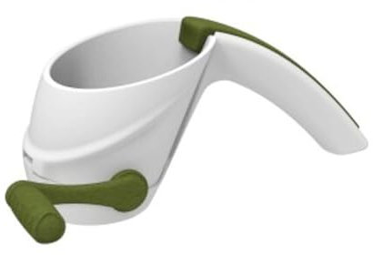 Macinino per erbe in plastica senza BPA e acciaio inox, lavabile in lavastoviglie, smontabile e facile da pulire