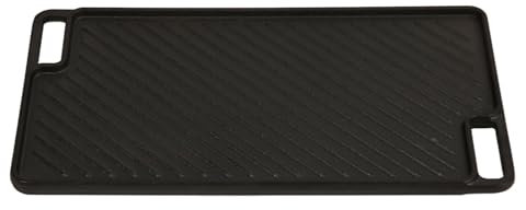 Placa de parrilla exterior de hierro, calefacción uniforme, conducción térmica rápida para fiestas en casa, 3875G