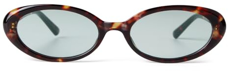 Laurinny Gafas de sol retro de los 90 para mujer y hombre, pequeñas y estrechas, estilo ovalado, lentes
