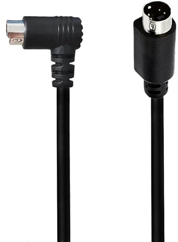 Gissroys S videokabel liten Din 4 stift hane till hane guldpläterad kontakt för videoöverföring till skärmar övervakningar