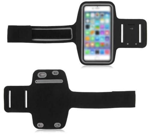 SGERUFZ Brazalete Deportivo Resistente al Sudor para Móviles, Compatible con iPhone 16/15/14/13/12/11, Samsung Galaxy S24/S23/S22, Huawei P60/P50, Xiaomi, con Extensión (7'')