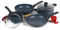 Russell Hobbs Kochtopf Set 4-teilig, Töpfe und Pfannen Kochgeschirr mit Antihaftbeschichtung, 20/24/28cm Induktion Bratpfanne & Kochtöpfe, Für alle Herdarten geeignet, Aluminium