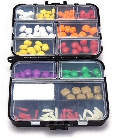 imitation Fake Bait Artificial Pop Up Sweetcorn carp fishing Selection Tackle Box Set Type 2