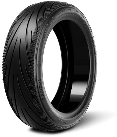 60/65-6.9 Slanglösa bakhjul däck kompatibel med Segway Ninebot Max G2 G2E G2D G65 KickScooter, 10 tum vakuum gummi halkfri däck utomhus sparkcykel originaltillbehör