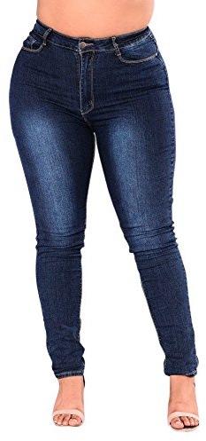 Sunnyuk Jeans Leggeri Donna Estivi Pantalone Taglie Forti Curvy Jeans Push Up Comode Jeggings Leggeri Vita Alta Leggins Elasticizzati Eleganti Pantaloni Skinny con Tasche