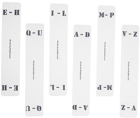 VILLFUL 6stücke Cd Trennkarten Aus Acryl Für Effektive Schallplattenorganisation Und Schnelle Auffindbarkeit Von Musikstücken
