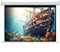 INMOZATA Leinwand Beamer Rollo 279cm, Bild 266 x 149 cm(120 Zoll), Format 16:9, Deckenmontage & Wandmontage Projektor Leinwand für Heimkino Büro Treffen Schule Präsentationen-Weiß Gehäuse