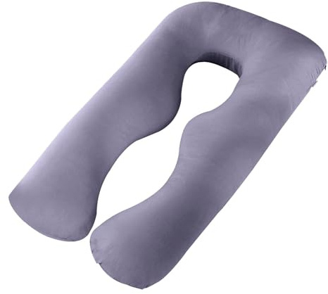 Cojín para todo el cuerpo, cojín de maternidad en forma de U, para aquellos que duermen de lado, cojín flexible de lactancia, sueño y relajación, soporte extraíble para mayor comodidad
