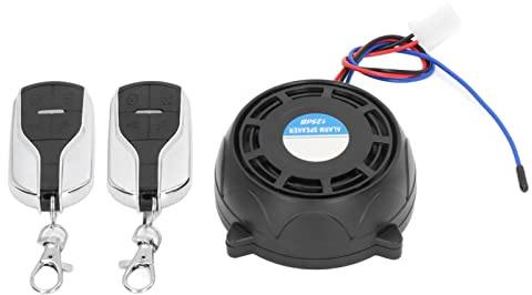 ERYUE de Alarma de Seguridad de la Motocicleta con 2 Control Remoto, Impermeable Universal para Motocicletas, Tipo de artículo: de Alarma de Motocicleta, material: ABS