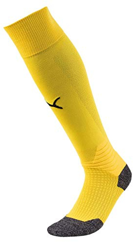 Puma Liga Socks Calcetines, Unisex adulto, Amarillo (Cyber Yellow/Puma Black), 31-34 (Talla de fabricante: 1)