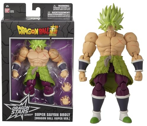 BANDAI - Dragon Ball Super - Figurine Dragon Stars 17 cm - Super Saiyan Broly - Gelenkige Broly-Figur - Offizielle Dragon Ball Lizenz - Spielzeug für Kinder ab 4 Jahren - 36190J