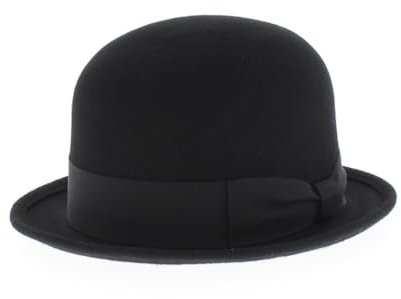 Traclet Cappello Melone Feltro Lana Nero Large