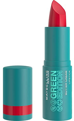 Maybelline New York Green Edition Buttercream Lipstick 004 Maple, 3,4 g