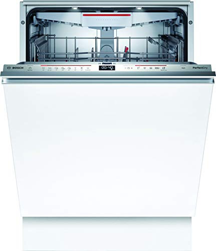 Bosch SBV6ZCX49E Serie 6 Smarter XXL-Geschirrspüler vollintegriert, 60 cm breit, bis 92,5 cm extra hoch, Besteckschublade, Made in Germany, Silence Programm besonders leise