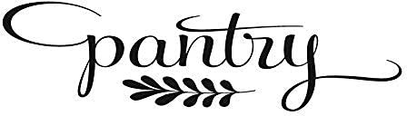 Thistle Brook Cottage Pantry Decor - Door Decal, Vinyl Lettering for Kitchen Wall