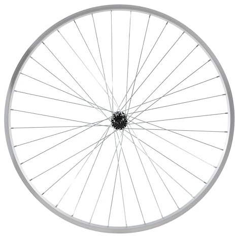 HILAND 28 Zoll Mountainbike Felge Vorderrad, Silber Aluminium Vorderrad für MTB Fahrrad
