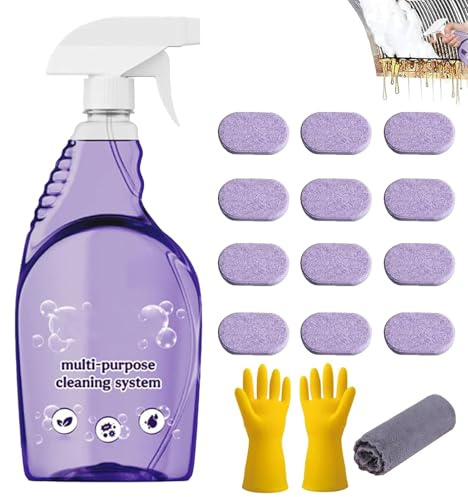 Dr Clean - Limpiador en aerosol para hornos, limpiador de horno en aerosol Drclean con tabletas de limpieza concentradas, aerosoles de limpieza para eliminación instantánea de manchas, aerosoles