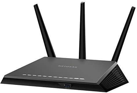 NETGEAR Nighthawk Smart Wi-Fi Router (R7000P) - AC2300 Wireless Speed (up to 2300 Mbps) | Up to 2000 sq ft Coverage & 35 Devices | 4 x 1G Ethernet and 2 USB ports | Armor Security