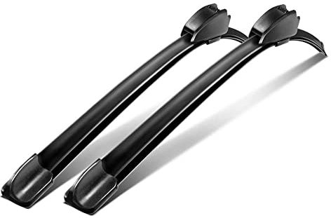 600mm 350mm GOOD WIPER AERO 2x Front Scheibenwischer Flachbalkenwischer mit Hakenbefestigung Wischerblätter Set für Frontscheibe Scheibenwischer blätter Satz Premium Qualität. INION
