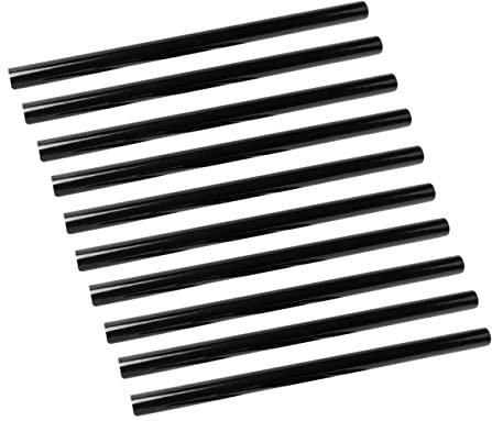 NUOBESTY 10pcs DIY Glue Sticks Multipack Black Hot Melt Glue Sticks for Crafting and Home Decor