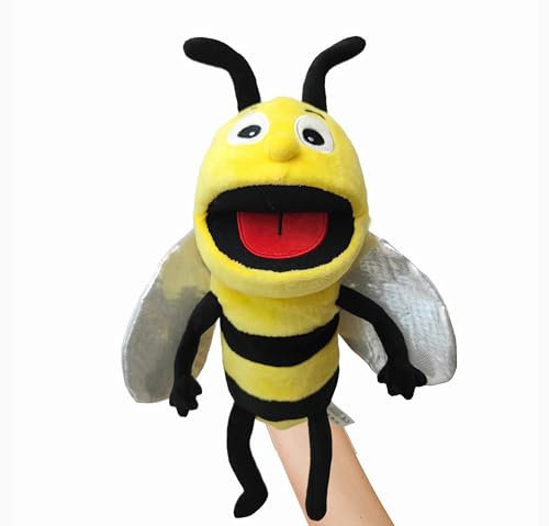 LOMTRATS Insekten-Handpuppen für Kinder, Kleinkinder, inklusive Bienen, Schmetterlingen, Libellen usw. mit beweglichen offenen Mündern, perfekt zum Geschichtenerzählen,Geburtstagsgeschenke