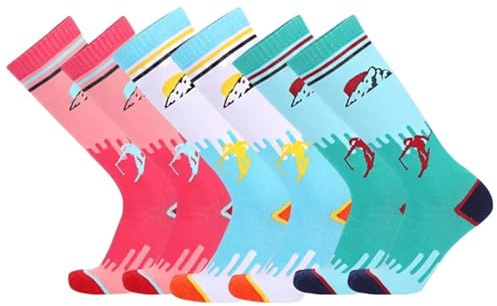 Chaussettes De Ski Chaussettes de Ski for enfants hiver coton thermique plus épais chaussettes de sport chaudes neige cyclisme chaussette de Ski enfants thermochaussettes élastiques Chaussettes De Ski