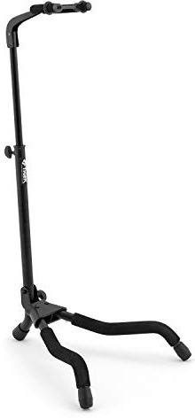TIGER Gst15-Bk, Supporto per il Collo PRO, Pieghevole per Chitarra Acustica, Chitarra Classica, Chitarra elettrica, Basso